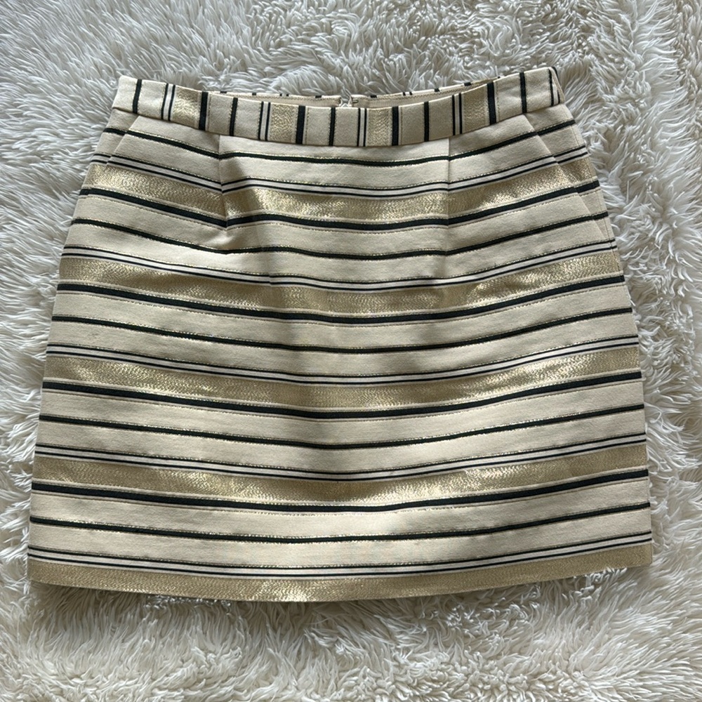 Metallic Jcrew Skirt